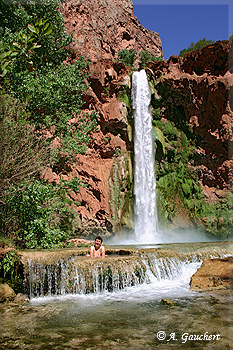 Pool vor dem Mooney Fall
